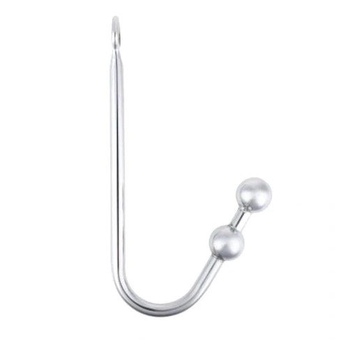 Two Pleasurable Anal Stainless Hook 4417 Balls Steel 0124